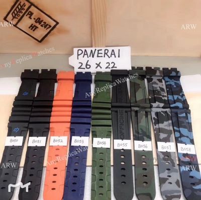 26mm Panerai Rubber Straps - Panerai Luminor Comfortable Band